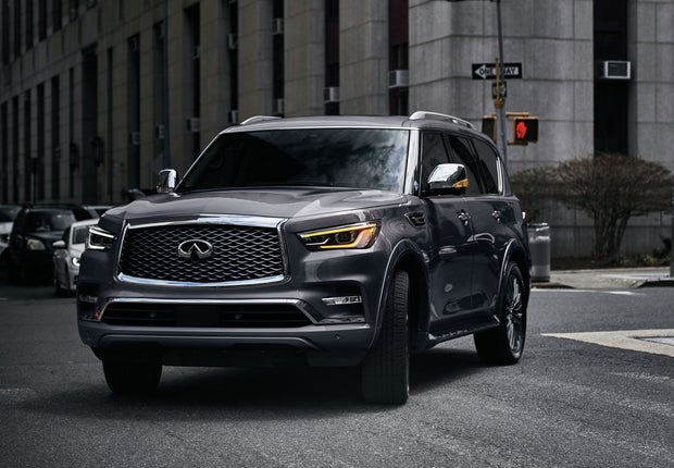 2023 INFINITI QX80 Key Features - HYDRAULIC BODY MOTION CONTROL SYSTEM | Crossroads INFINITI of Raleigh in Raleigh NC