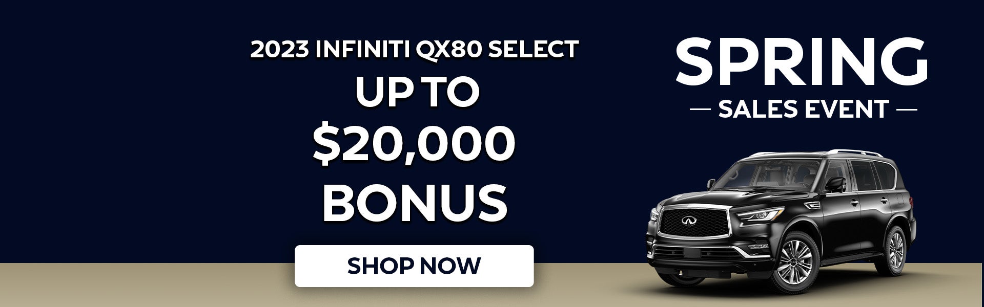 2023 INFINITI QX80 Select Special Offer