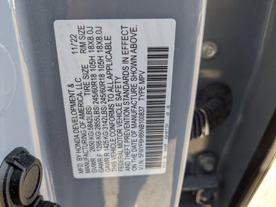 2022 Honda Pilot AWD TrailSport