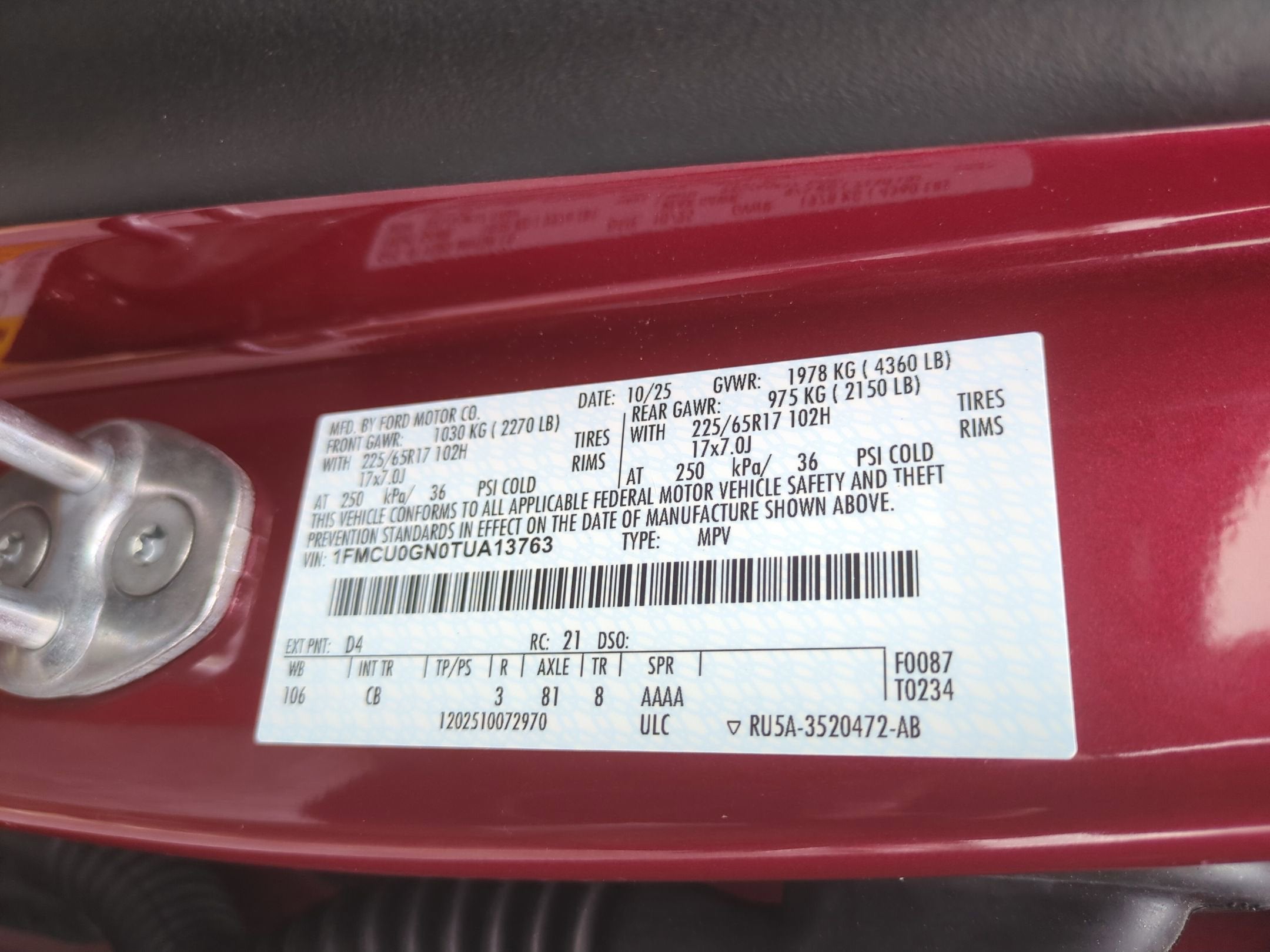 2026 Ford Escape Active
