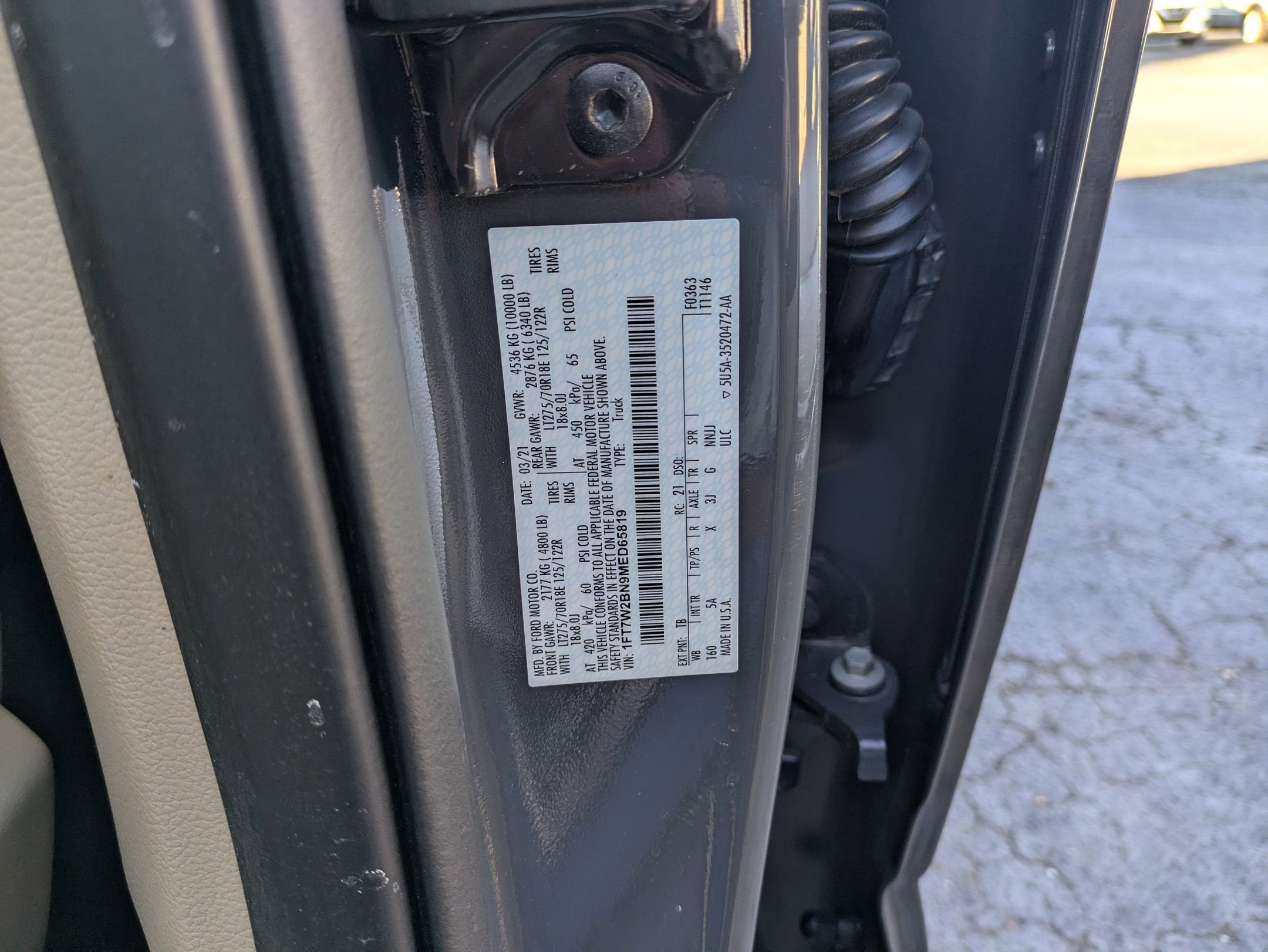 2021 Ford Super Duty F-250 SRW LARIAT