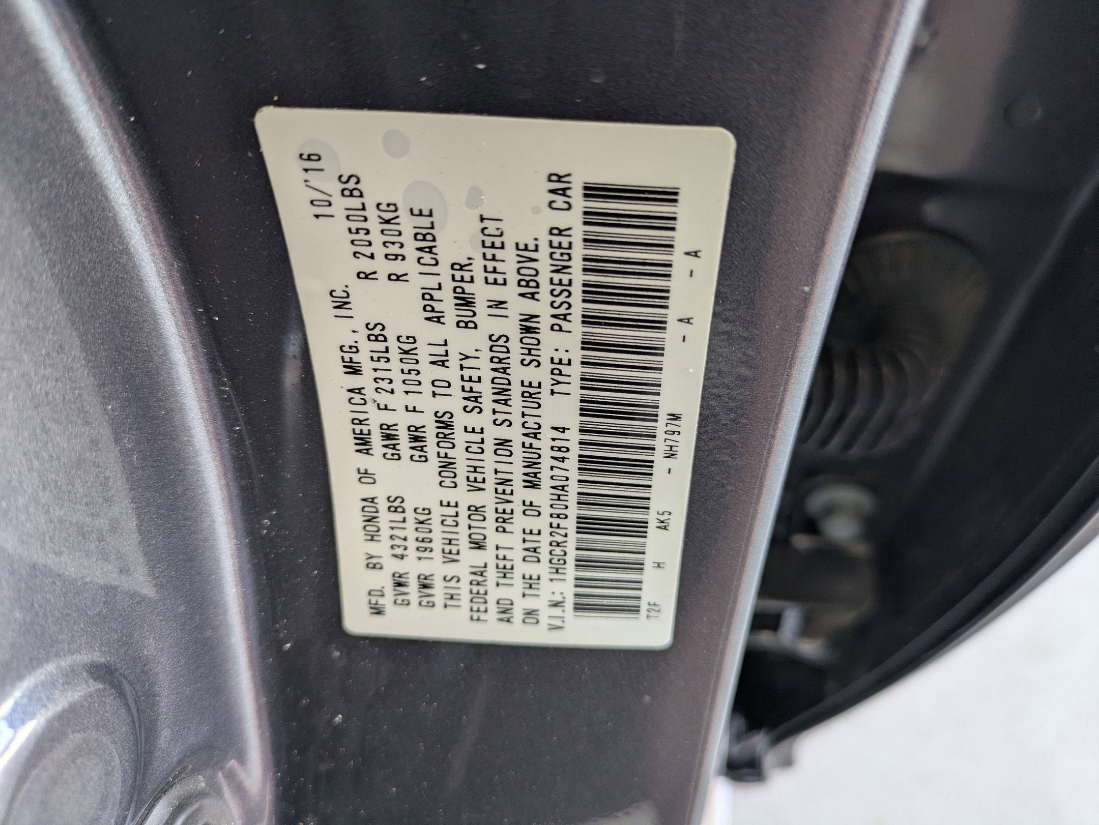 2017 Honda Accord Sedan EX-L