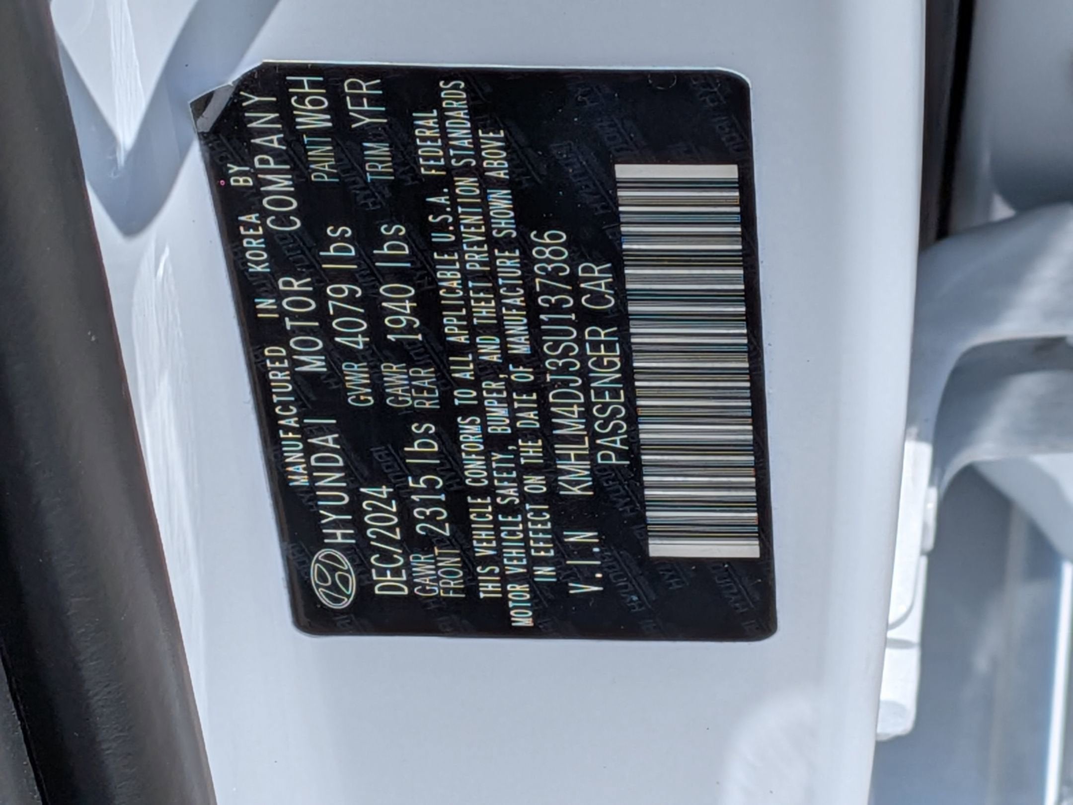 2025 Hyundai Elantra Hybrid Blue