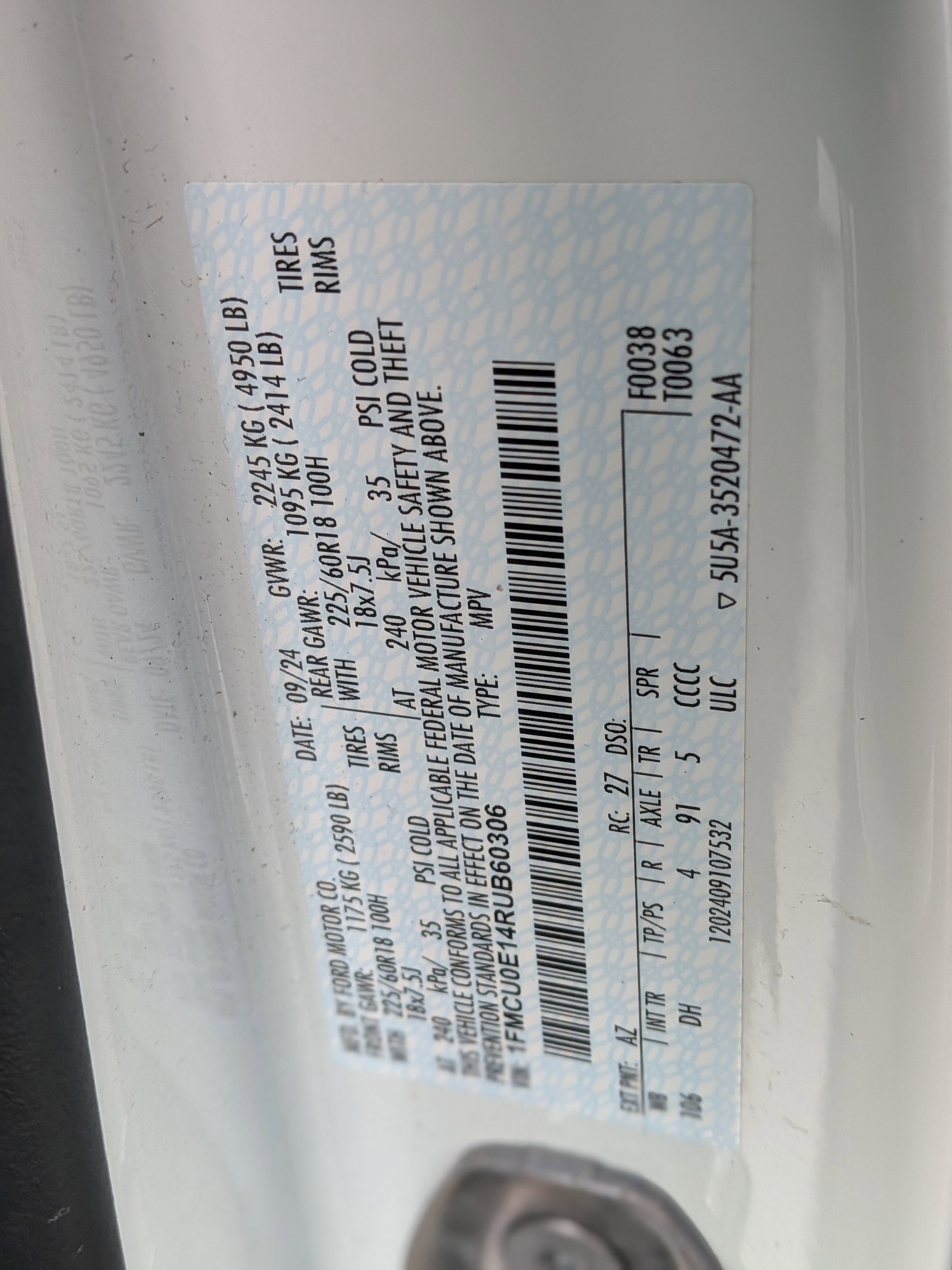 2024 Ford Escape PHEV