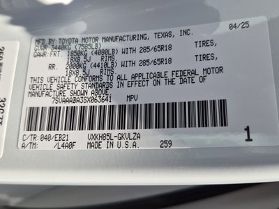 2025 Toyota Sequoia TRD Pro
