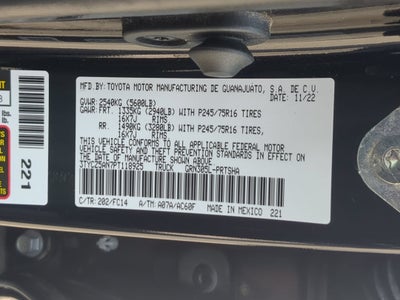2023 Toyota Tacoma 4WD SR5