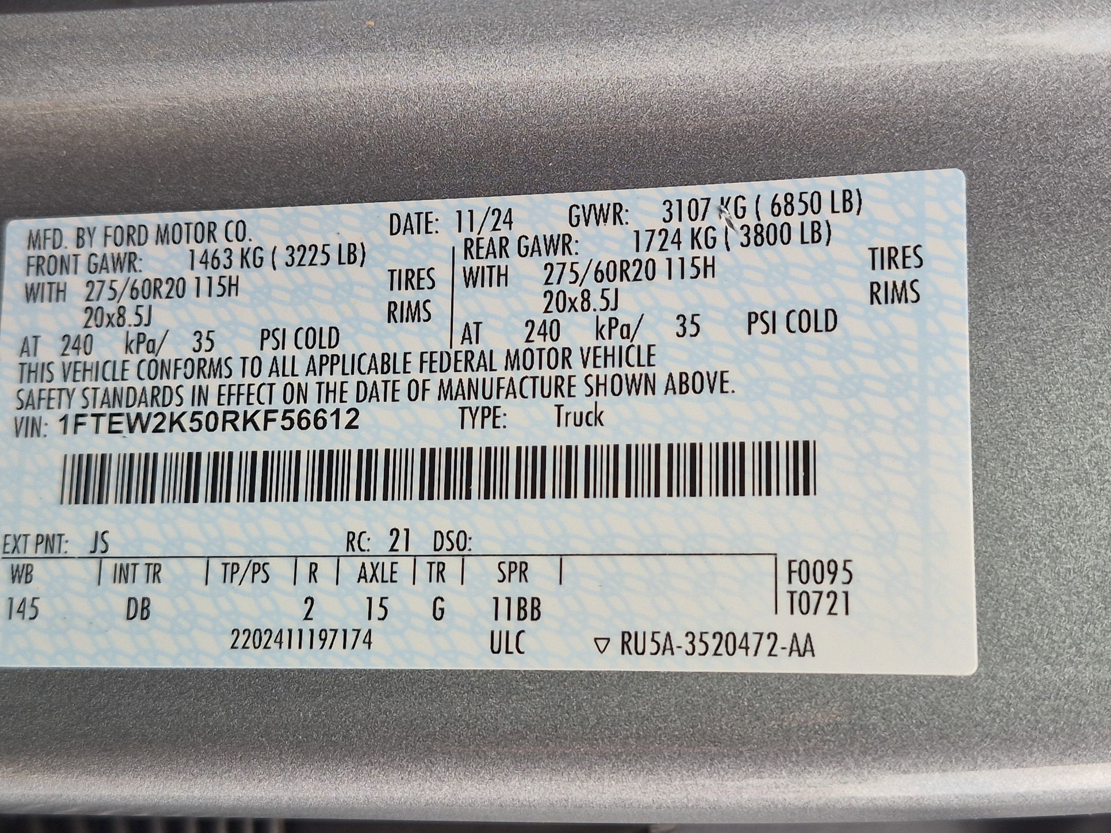 2024 Ford F-150 STX