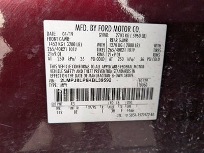 2019 Lincoln Nautilus Reserve