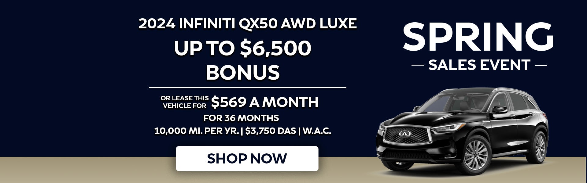 2024 INFINITI QX50 AWD Luxe Special Offer